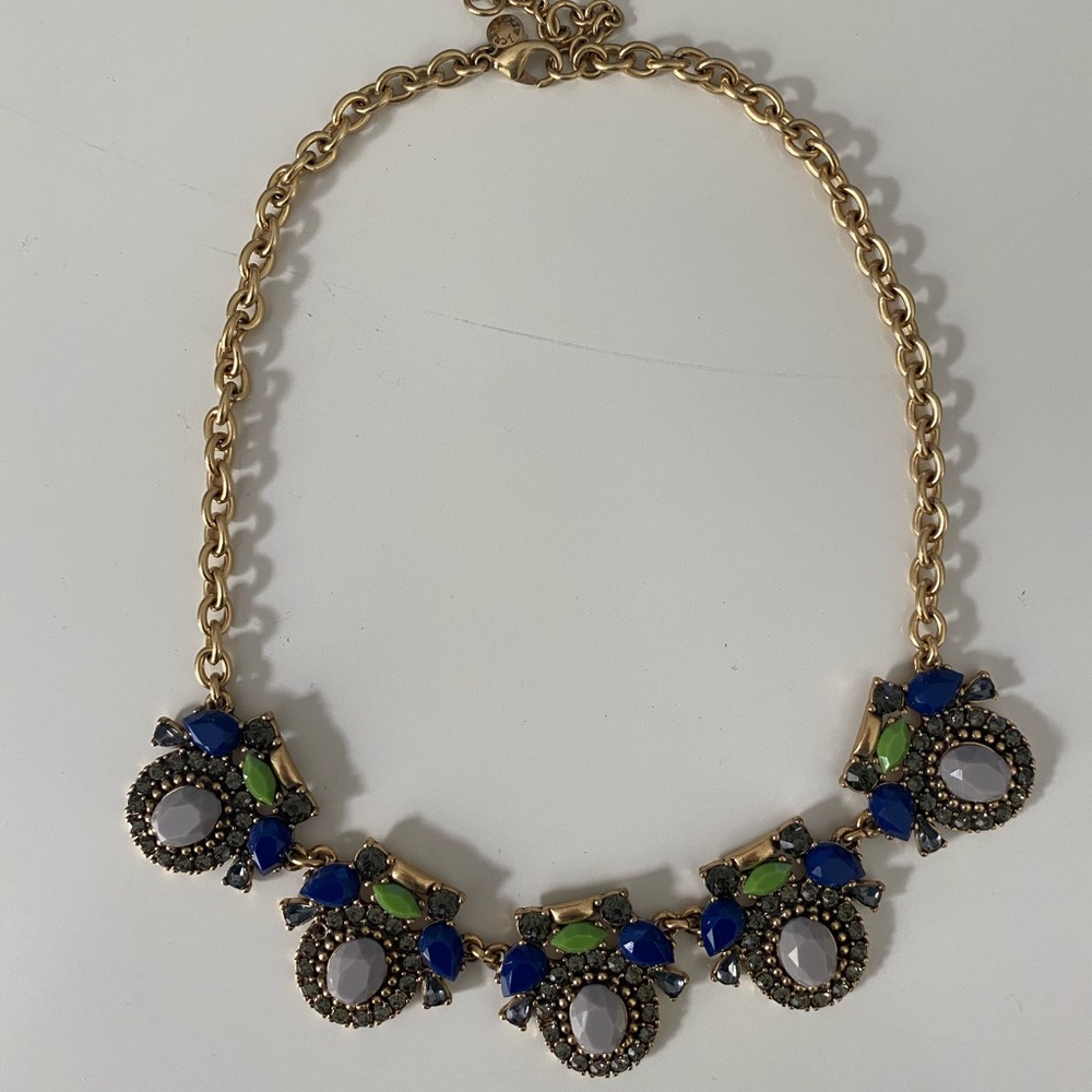 J.Crew Jeweled Statement Necklace